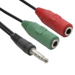 CABLE DIVISOR 3.5MM A AUDIO Y MICROFONO