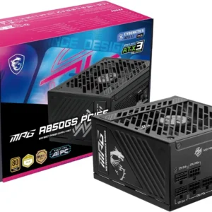 FUENTE DE PODER MSI MPG A850GS 850W PCIE5 FULL MODULAR 80 PLUS GOLD